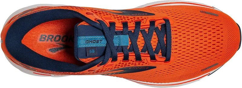 Brooks Men s Ghost 14 Orange Flame